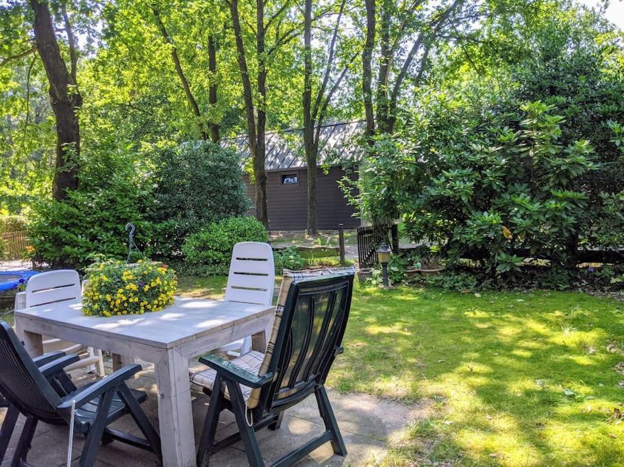 Sfeervol Chaletje In Een Rustige Bosrijke Omgeving Diessen Exterior photo